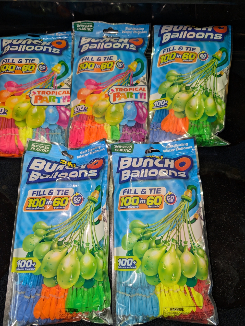 Buncho Balloons - Multi-Color Party Pack Self Sealing Water Balloons